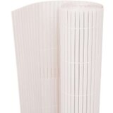 vidaXL Dvostranska vrtna ograja 110x300 cm bela | Shoptok.si