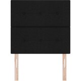  vzglavje z gumbi, črno, 80 cm, iz blaga, (22051609) | Shoptok.si