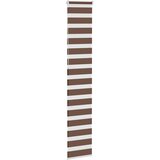Zebra zavjesa smeđa 40x230 cm širina tkanine 35,9 cm poliester | shoptok.hr