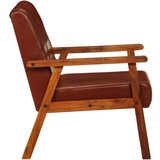  Naslanjač rjavo pravo usnje | Shoptok.si