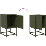  Noćni ormarići 2 kom maslinastozeleni 36 x 39 x 60,5 cm čelični | shoptok.hr