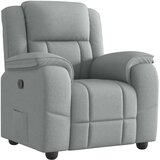 vidaXL Naslanjač svetlo sivo blago | Shoptok.si