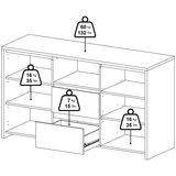 Tvilum Bijela/u prirodnoj boji komoda u dekoru hrasta 149x84x48 cm Next – | shoptok.hr