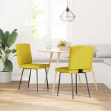 Maison Chic Jedilni stoli - Vzorci stoli 2 kosa rumen žamet A425, (22032497) | Shoptok.si