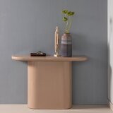 WOOOD Svetlo rožnata stranska mizica v sijajnem dekorju 30x120 cm Nocta – | Shoptok.si