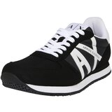 Armani Exchange Nizke superge črna / bela Cene