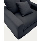 Kave Home Antracitno siv lanen fotelj Nora – | Shoptok.si