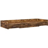  Krevetna konstrukcija s uzglavljem Dimljeni hrast 80 x 200 cm | shoptok.hr