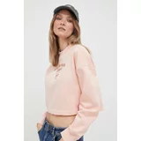 Calvin Klein Jeans Dukserica za žene, boja: ružičasta, s tiskom
