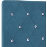  LED uzglavlje tamno plavo 100 cm baršun | shoptok.hr