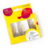  Komplet 3x LED zamenska sijalica CONE E10/20V/0,1A prozirna | Eponuda.com