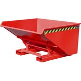 eurokraft pro Zaboj za ostružke EXPO-E, prostornina 0,9 m³, rumeno oranžne barve | Shoptok.si