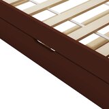  Okvir za krevet na razvlačenje od borovine tamnosmeđi 90x200 cm | Eponuda.com