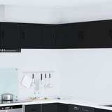 vidaXL zidni kuhinjski ormarić crna 57 x 57 x 40 cm konstruirano drvo | shoptok.hr