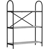 vidaXL Knjižna polica Siva sonoma 80 x 30 x 109 cm Konstruiran les | Shoptok.si