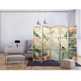  Japanski paravan - By an Asian pond - an illustration in the style of a Japanese engraving depicting a heron 225x172 | shoptok.hr