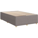 vidaXL Krevet s oprugama i madracem smeđesivi 120 x 190 cm od tkanine | shoptok.hr