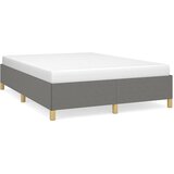 The Living Store Posteljni okvir brez vzmetnice temno siv 140x200 cm tkanina - Posteljni Okvir, (21525621) | Shoptok.si
