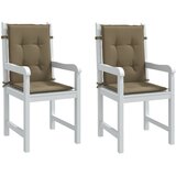  Jastuci za stolice 2 kom prošarano smeđesivi 100x50x4cm tkanina | shoptok.hr