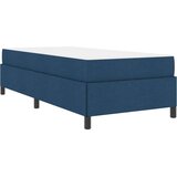 Box Postelja z vzmetnico Modra in črna 90 x 190 cm | Shoptok.si
