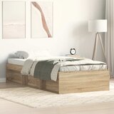  Okvir kreveta boja hrasta sonome 90 x 190 cm | shoptok.hr