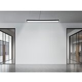  LED luster na sajli LED/32W/230V 4000K, prečnik 120 cm, crne boje | Eponuda.com