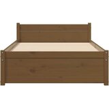  Okvir za krevet od masivnog drva boja meda 75x190 cm mali | Eponuda.com