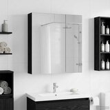  Kupaonski ormar s ogledalom Crni hrast 60 x 14,5 x 70 cm | shoptok.hr