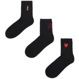 Cropp ženski 3-paket čarapa - Crna 2658Z-99X | shoptok.hr