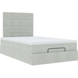 vidaXL okvir kreveta s madracima svijetlosivi 120x200cm baršunasti | shoptok.hr