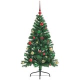  Umjetno predsvijetljeno božićno drvce Zelena 150 cm PVC | shoptok.hr