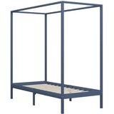  Okvir za krevet s baldahinom od borovine sivi 100 x 200 cm | Eponuda.ba