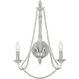 Elstead Lighting Maryville Stenska svetilka Feiss z 2 lučmi, pralna siva, (22099150) | Shoptok.si