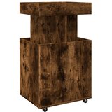 Barska kolica boja hrasta 50 x 41 x 89 cm konstruirano drvo | shoptok.hr