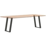 vidaXL noge za jedilno mizo u-oblika 2 kosa antracit 60x(72-73) cm | Shoptok.si