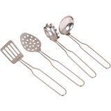  Set metalnih lonaca sa tirkiznom pregačom - 13 elemenata | shoptok.hr