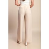 Fenzy Hlače Za Veće Veličine, Krem | shoptok.hr