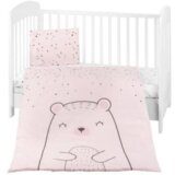 Kikka Boo posteljina navlaka 3 pcs Bear with Me pink ( KKB30145 ) Cene