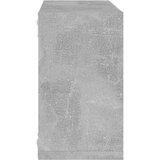vidaXL Kockaste zidne police 2 kom siva boja betona 26 x 15 x 26 cm | shoptok.hr