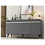 Woody Fashion Komoda Defne Anthracite Silver | ePonuda.com