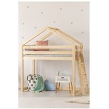 Adeko Krevet na kat u obliku kuće od borovine Mila DMPBA, 80 x 160 cm | shoptok.hr