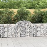  Lučne gabionske košare 10 kom 200x30x80/100cm pocinčano željezo Cijene
