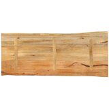 Stolna ploča 140x60x2,5cm od masivnog drva manga sa živim rubom | shoptok.hr