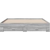  Okvir za krevet s ladicama boja hrasta 200x200 cm drveni | shoptok.hr