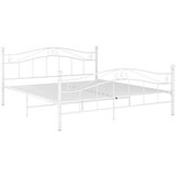  Okvir za krevet bijeli metalni 180 x 200 cm | shoptok.hr
