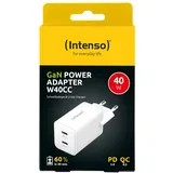 40W GaN napajalnik s priključkom 2xUSB-C W40CC