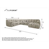 Miuform Svijetlo siva kutna garnitura (s lijevim kutom/u obliku slova "U") Shell – | shoptok.hr