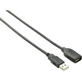 Renkforce USB kabel USB 2.0 USB-A vtič\, USB-A vtičnica 10.00 m črna pozlačeni konektorji RF-4096104, (20415682) | Shoptok.si