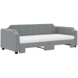  Dnevni krevet na razvlačenje svjetlosivi 80 x 200 cm od tkanine | shoptok.hr