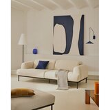 Kave Home Bež nastavljiva sedežna garnitura iz šenilje 214 cm Aurum – | Shoptok.si